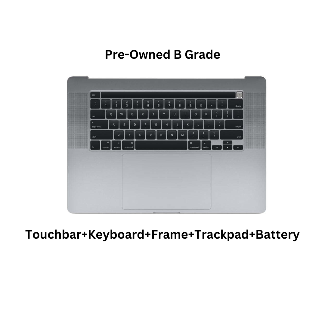 MacBook Pro 16” A2141 (2019) Top Cases with Toucbar Trackpad Keyboard Speakers & Battery MacBook Pro 16” A2141 (2019) Top Cases with Toucbar Trackpad Keyboard Speakers & Battery